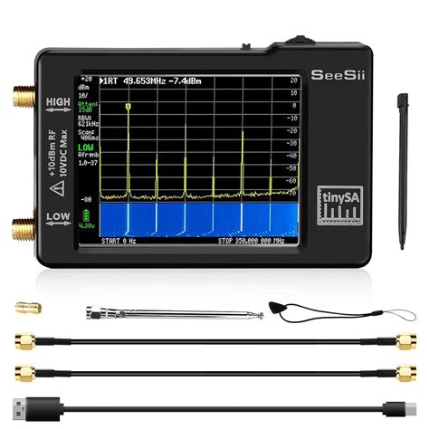 Portable Tinysa Spectrum Analyzer Seesii Upgraded V0 3 1 Handheld Tiny