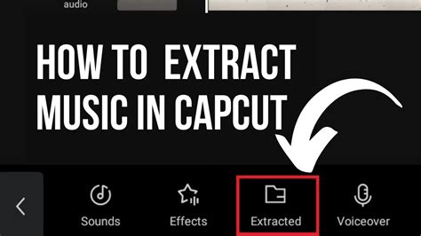 How To Remove Or Extract Music In Capcut Youtube