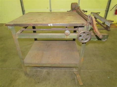 Vintage Large 30 Guillotine Paper Cutter Wcut Gage Back Stop Steam