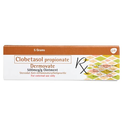 Dermovate Clobetasol Propionate Ointment 5g Prescription Required