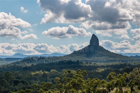 Mount Coonowrin Glass House Mountains National Park Stock Photo - Image ...