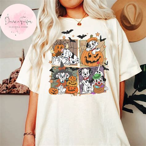 Vintage Disney 101 Dalmatians Halloween Shirt Retro Disney Etsy