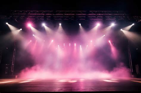 Concert Stage Spotlight Illuminated Pink Premium Photo Rawpixel