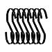 Amazon SumDirect 10pcs 4 Inch Black Medium Flat S Hooks Heavy