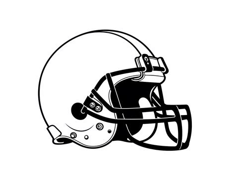 Helmet Coloring For Football Fans - Coloring Page