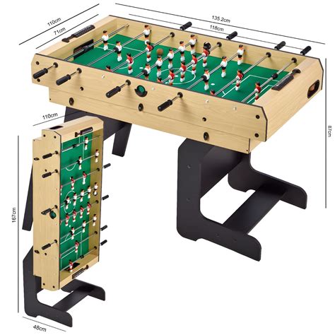 Table Multi Jeux Pliable 4 En 1 Adulte Babyfoot Billard Ping Pong