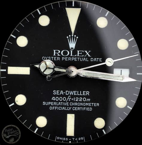 ROLEX SEA DWELLER REF 16660 TRIPLE SIX QUADRANTE MATT PALLETTONI