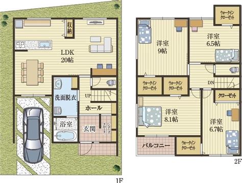 それぞれが自由に過ごせる家｜間取りコレクション｜大阪市・東淀川区・鶴見区、東大阪市で新築一戸建て、不動産のことならハウスパートナーへ