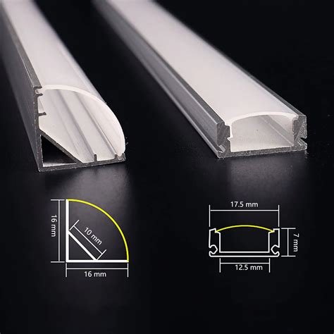 Cm Aluminium Channel For Led Strip U Style V Shape Aluminum Profile