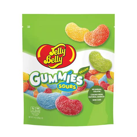 Jelly Belly Assorted Sour Gummies Only Kosher Candy