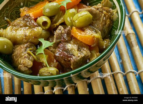 Moroccan lamb tagine Stock Photo - Alamy