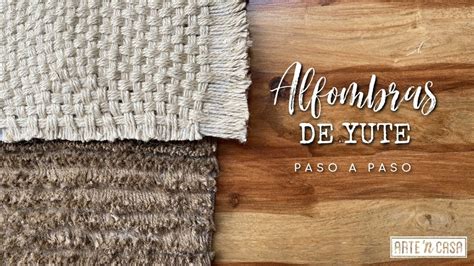 DIY Alfombras De Yute Paso A Paso 2 Ideas Con Cuerda YouTube