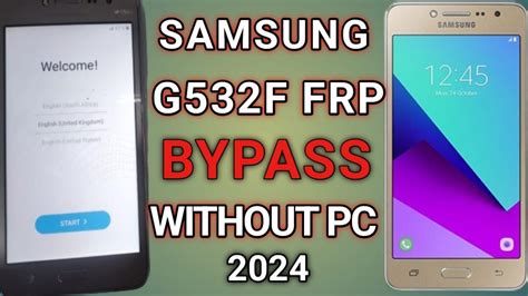 Samsung G532f Frp Bypass 2024 Without Pc Samsung Grand Prime Plus Frp