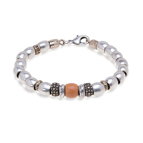 Pulsera Cuentas De Plata Para Mujer Platadepalo