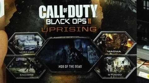 Black Ops 2 CONFIRMED Uprising DLC 4 MP Maps Mob Of The Dead