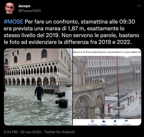 Acqua Alta A Venezia Ecco Cosa Succede Quando Non Viene Attivato Il Mose