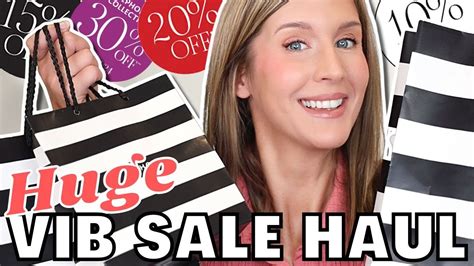 Huge Sephora Vib Sale Haul Reviews Try Ons Youtube