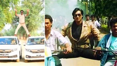 Madhya Pradesh cop copies Ajay Devgn’s Phool Aur Kaante stunt, gets fined ₹5000, watch ...