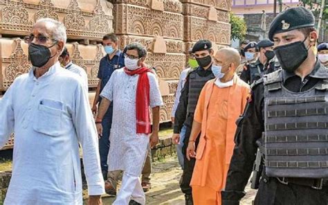 In Ayodhya Today Yogi Adityanath To Visit Ramlala Inspect Development