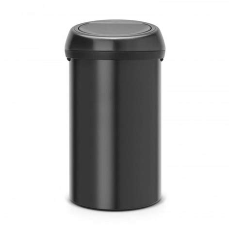 Brabantia Touch Bin Afvalemmer 60 Liter Matt Black Afvalinfo