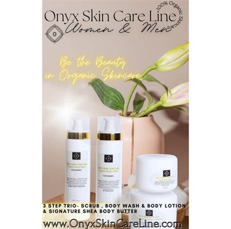 Onyx Skin Care Line 100% Organic Vegan Skincare for Women & Men - Step ...