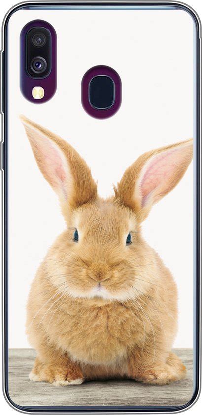 Samsung Galaxy A40 Hoesje Kinderen Konijntje Baby Konijn Kind