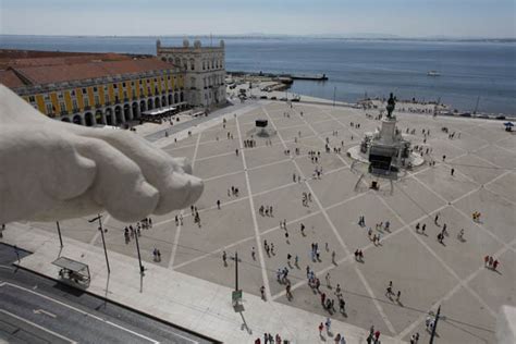 Vis O A Vista Espetacular De Lisboa No Topo Do Arco Da Rua Augusta