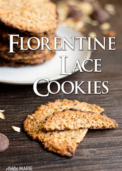 Italian Florentine Almond Lace Cookie Recipe Ashlee Marie Real Fun