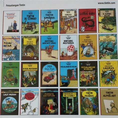 Jual Buku Komik Cergam Petualangan Tintin Shopee Indonesia