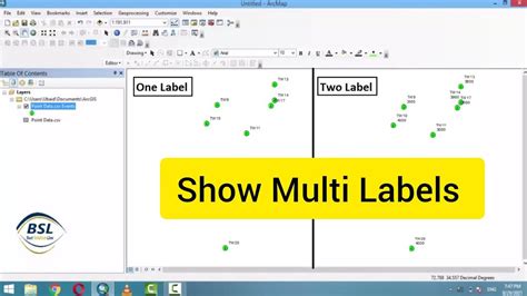 How To Show Multi Labels In Arcgis Multi Labels In Arcmap