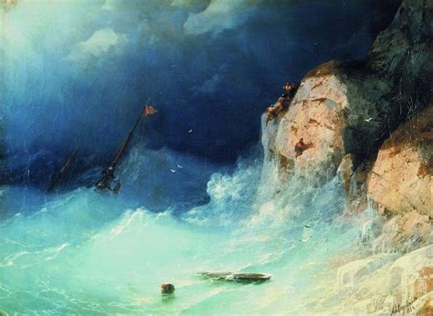 Shipwreck H Ivan Konstantinovich Aivazovsky