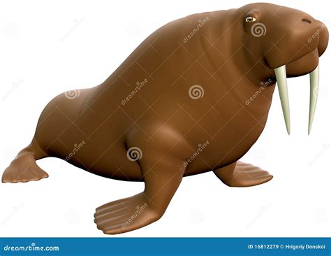 Walrus With Tusk Vector Icon 193817722