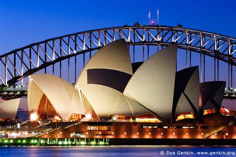 Sydney Opera House And Harbour Bridge At Dusk Print Photos Fine Art