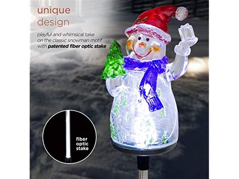 Alpine 34 Tall Solar Snowman 2 Pack