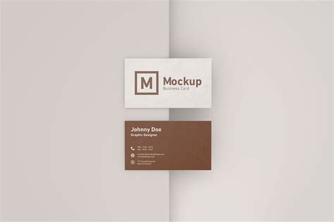 Elegant Business Card Mockup Design Template Place