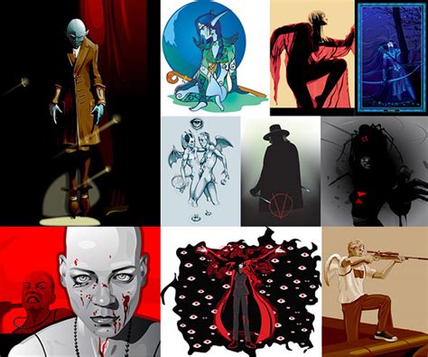 mythological figures vector