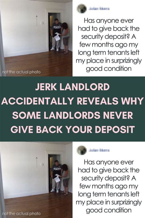 Jerk Landlord Accidentally Reveals Why Some Landlords Never Give Back