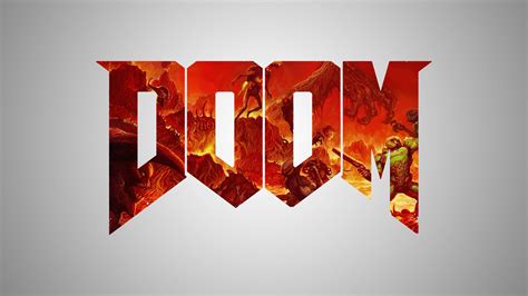 Doom (game), Simple background, Digital art, Video games Wallpapers HD ...