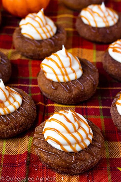 Pumpkin Donuts With Salted Caramel Cream Cheese Frosting ~ Recipe