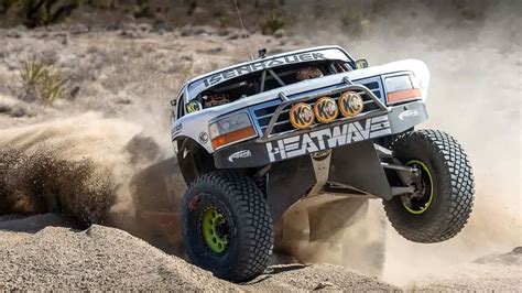 Nostalgic Blast With Flame Belching Trophy Truck Ford Trucks