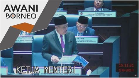 Bajet Sabah 2023 Hajiji Umum Peruntukan Lebih RM5 Bilion Video