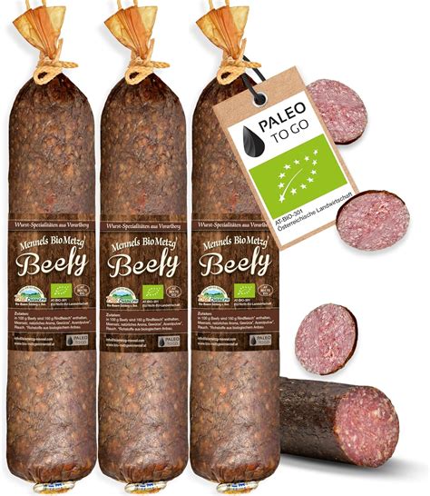 Paleo To Go Beefy Salami Aus Rindfleisch Bio Made In Austria