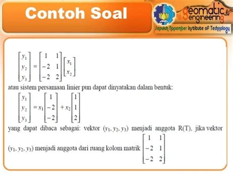 Contoh Soal Transformasi Linear R3 Ke R3 Contoh Latihan Soal Contoh Soal Model Matematika