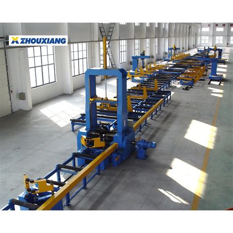 Zhouxiang High Power H Beam Steel Assembly And Welding Production Line