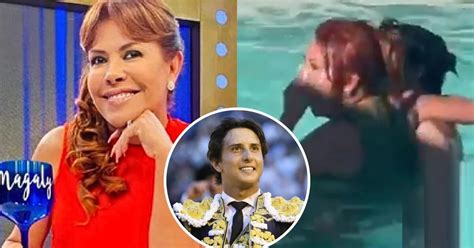 Andrés Roca Rey Lanzó A Magaly Medina A La Piscina Y Su Producción Lo