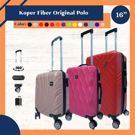 Jual Koper Fiber Inch Polo Empire Koper Anak Kabin Size Koper Polo