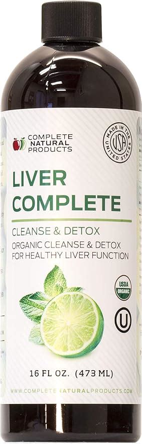 Liver Complete Oz Organic Liquid Liver Cleanse Detox Supplement