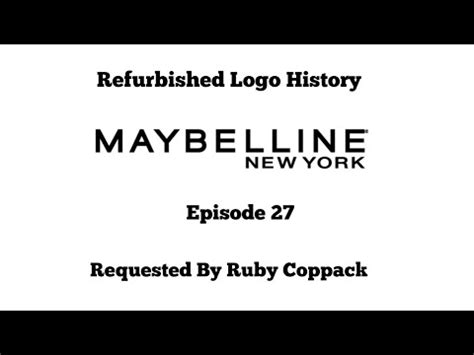 Refurbished Logo History: Maybelline New York [Ep 27] - YouTube