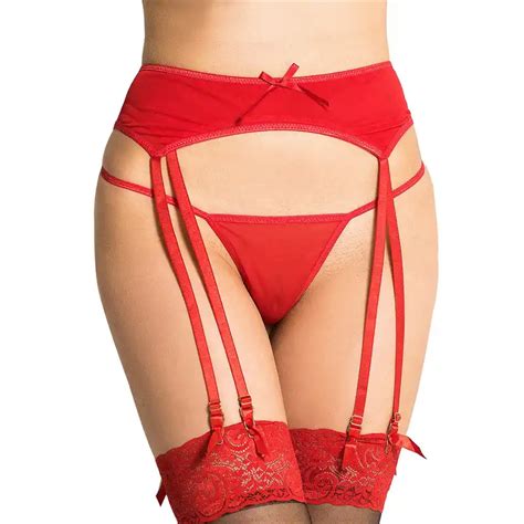 Jarretelles Sexy Woman Lingerie Garter Belt For Stocking Plus Size