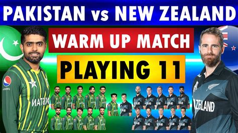 Pakistan Vs New Zealand Warm Up Playing 11 Icc World Cup 2023 Pakistan